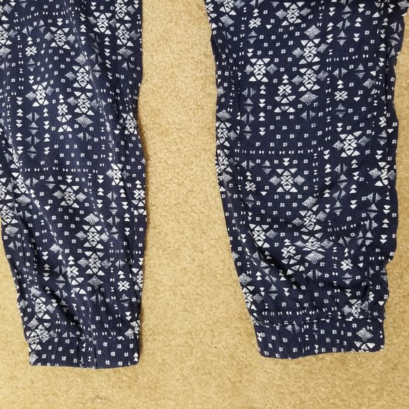 Hollister jumpsuit Small strapless geometric Aztec tribal print ruffle boho - Picture 7 of 12